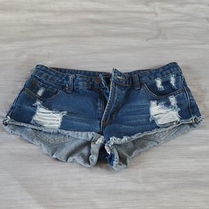 Cut Off Jean Shorts